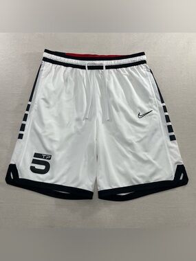 NWT Nike Dri-FIT Elite Tony Parker #5 Shorts White CI2098-100 Sz XL Loose Fit